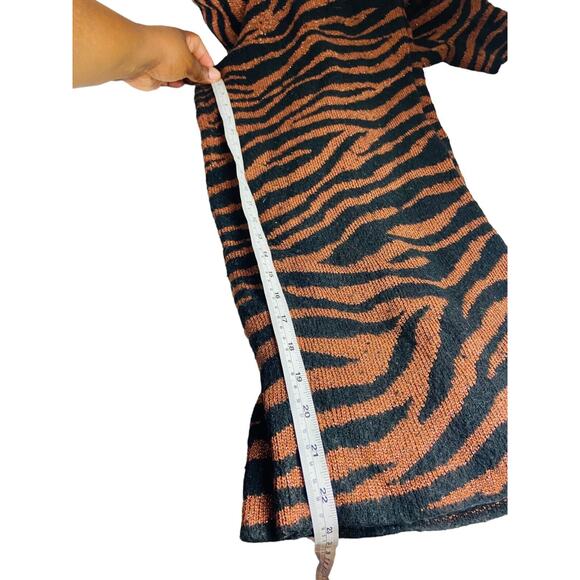 Ann Taylor Womens Outfit Set Waistband Pants with Top Zebra Print Large - Picture 6 of 10